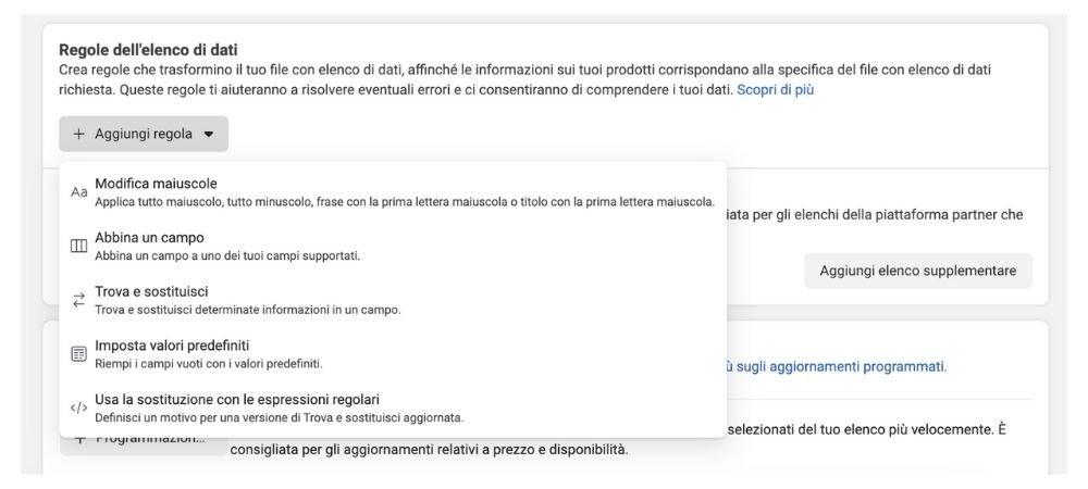 Esempio senza feed manager 